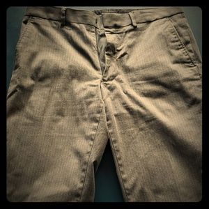 Express Producer pinstripe gray pants